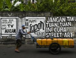 Mural di Yogyakarta Dihapus Usai Seniman Didatangi Sejumlah Orang